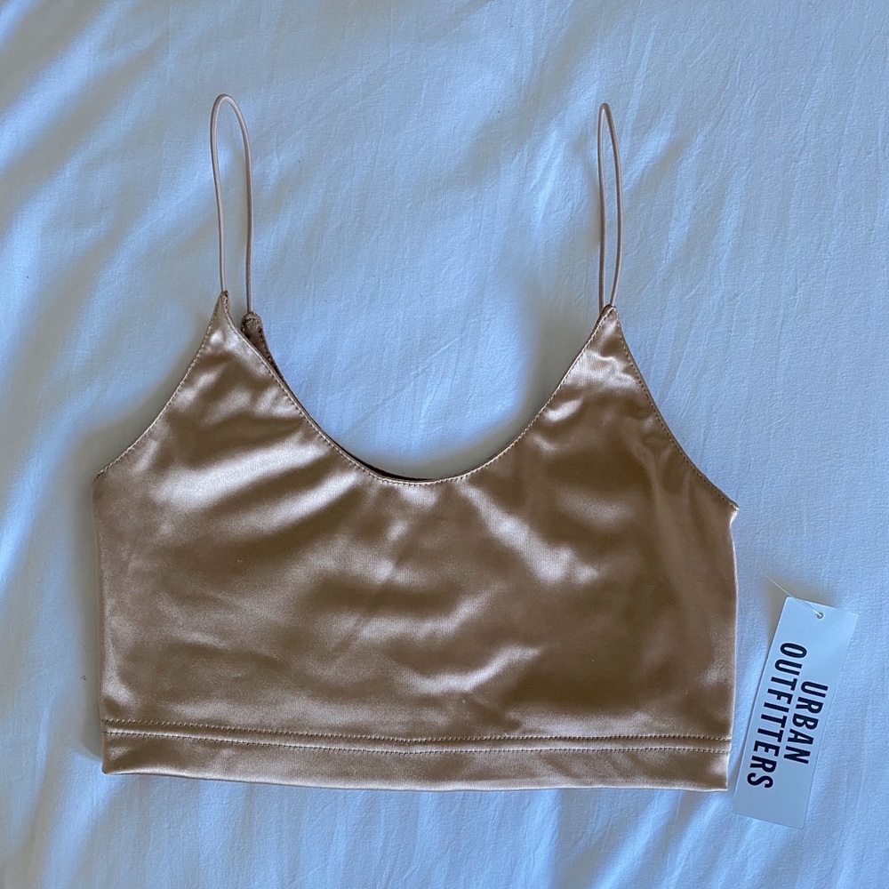 Gold UO Cropped Tank